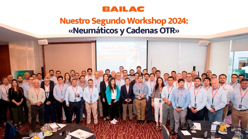 El evento destacó temas clave como el mantenimiento, control y recauchaje de neumáticos OTR.